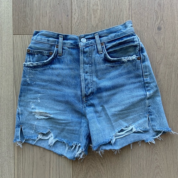 Agolde Riley Shorts Size 25 - Picture 1 of 4